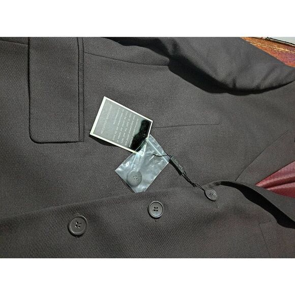 New 40L Sacari Brown Shark Skin Wool 150 Suit Sport Coat Jacket Blazer NWT - Picture 5 of 10